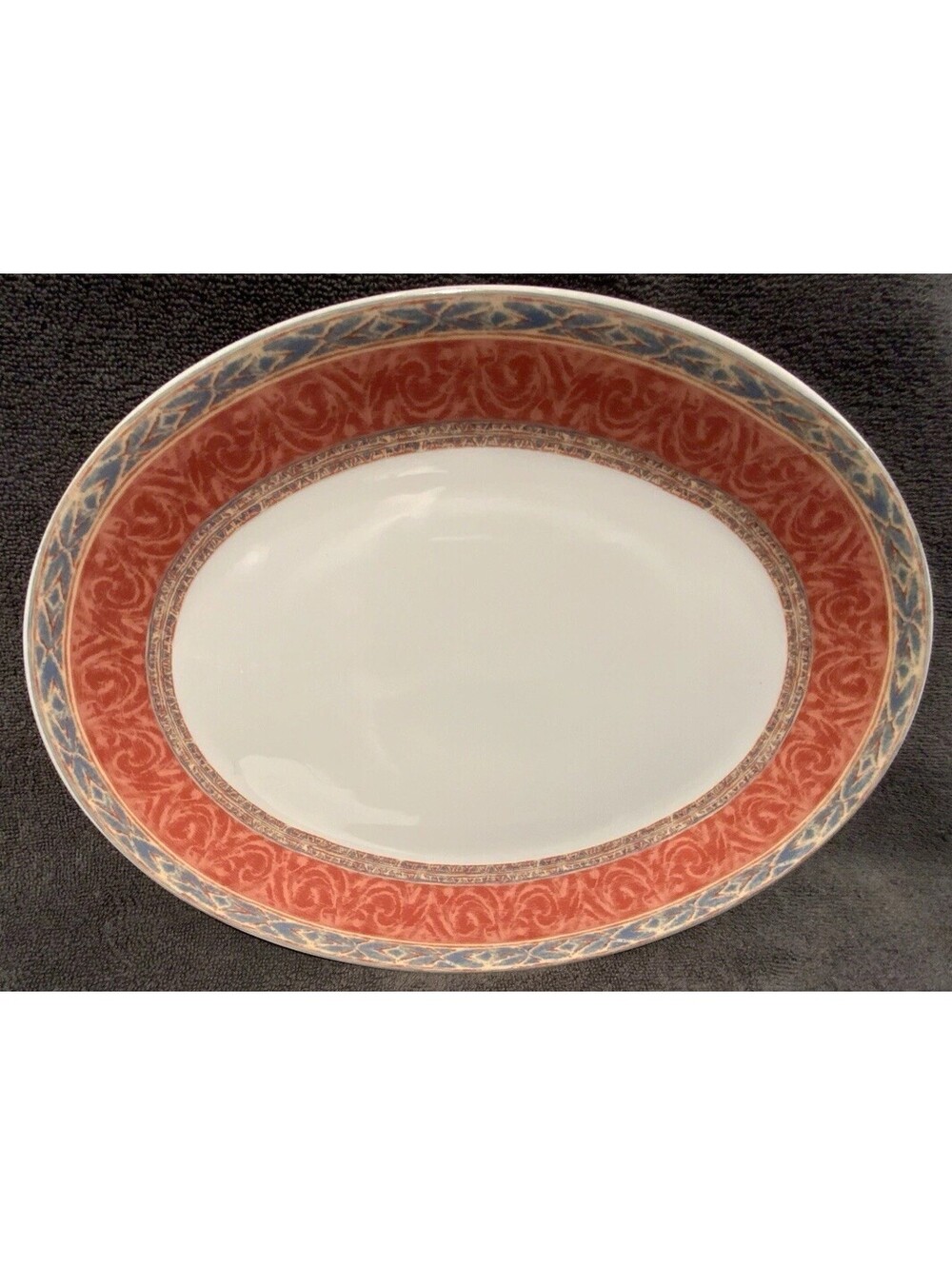 Churchill Pottery Ports of Call - Zarand Pattern - 12”x 8.5” Oval Platter